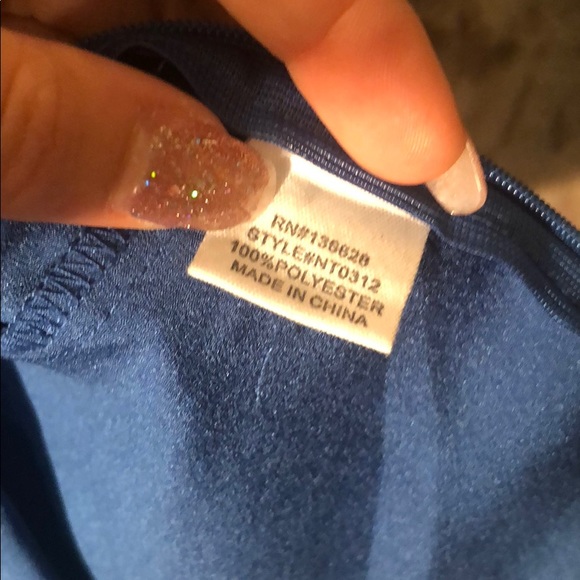 Naked Zebra Blue Blouse - Picture 5 of 6